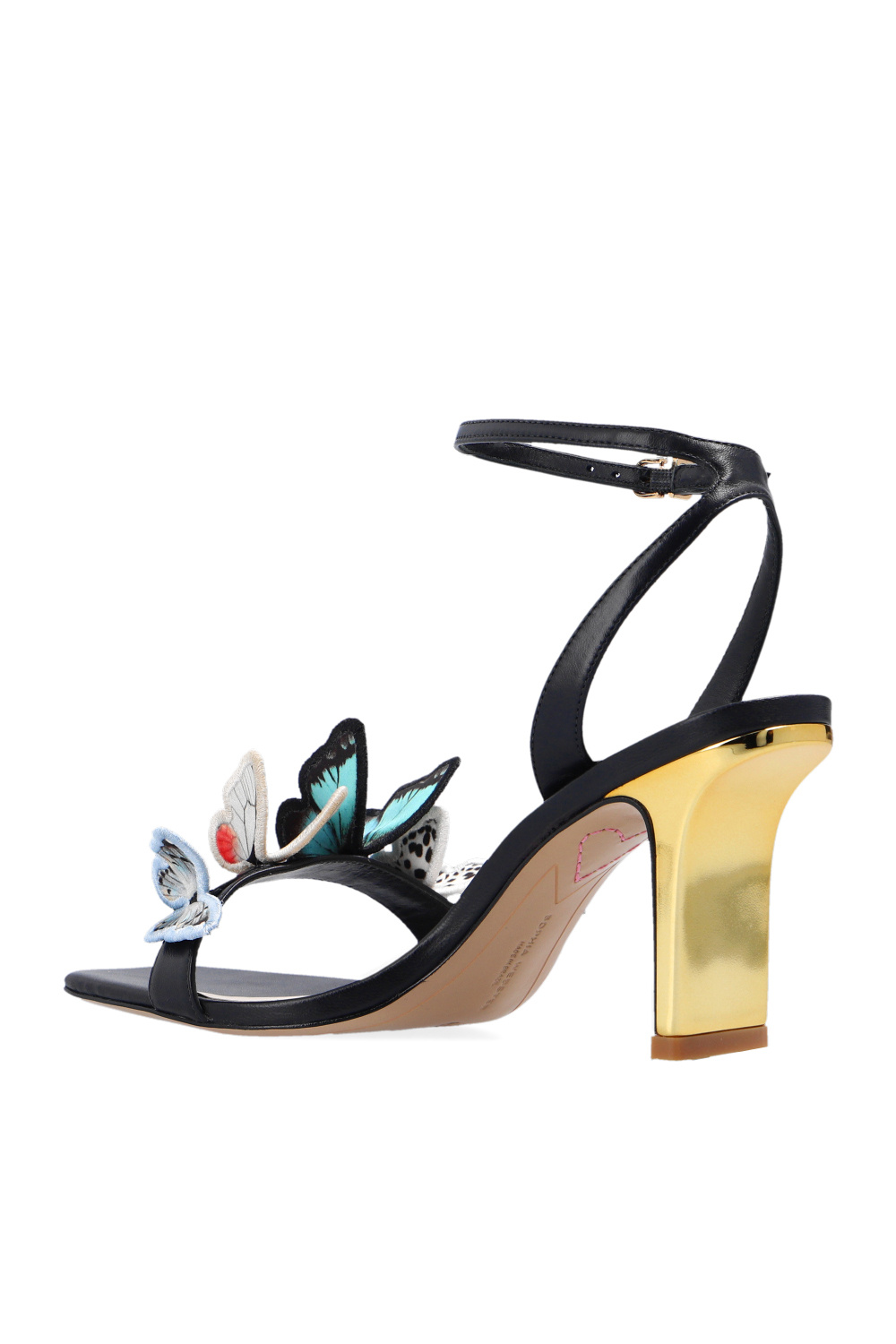 Black Riva heeled sandals Sophia Webster IetpShops GB shoe